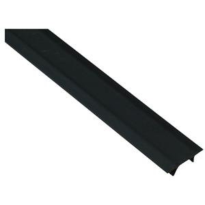 Black 3m PVC Plastic Channel Cover Strip